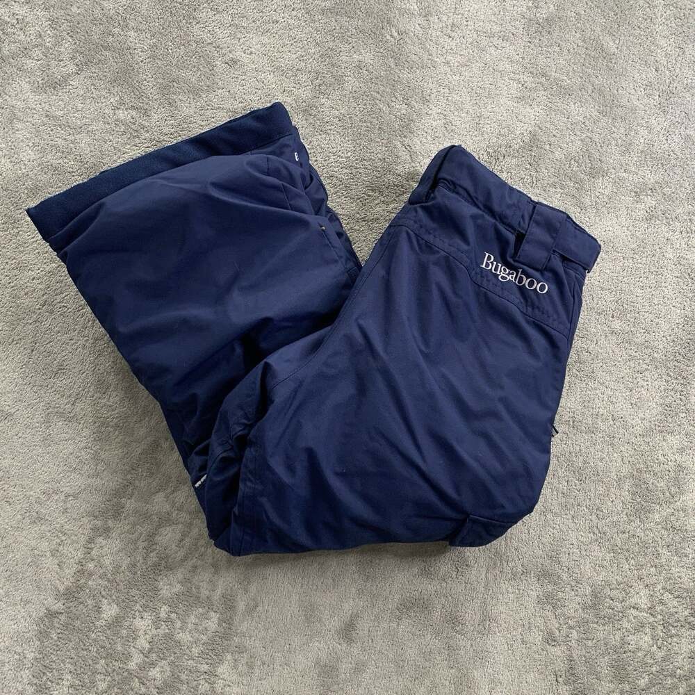 Columbia Bugaboo Snow Pants Kids Youth XS 6/7 Blue Omni-Tech Insulated Ski Snow